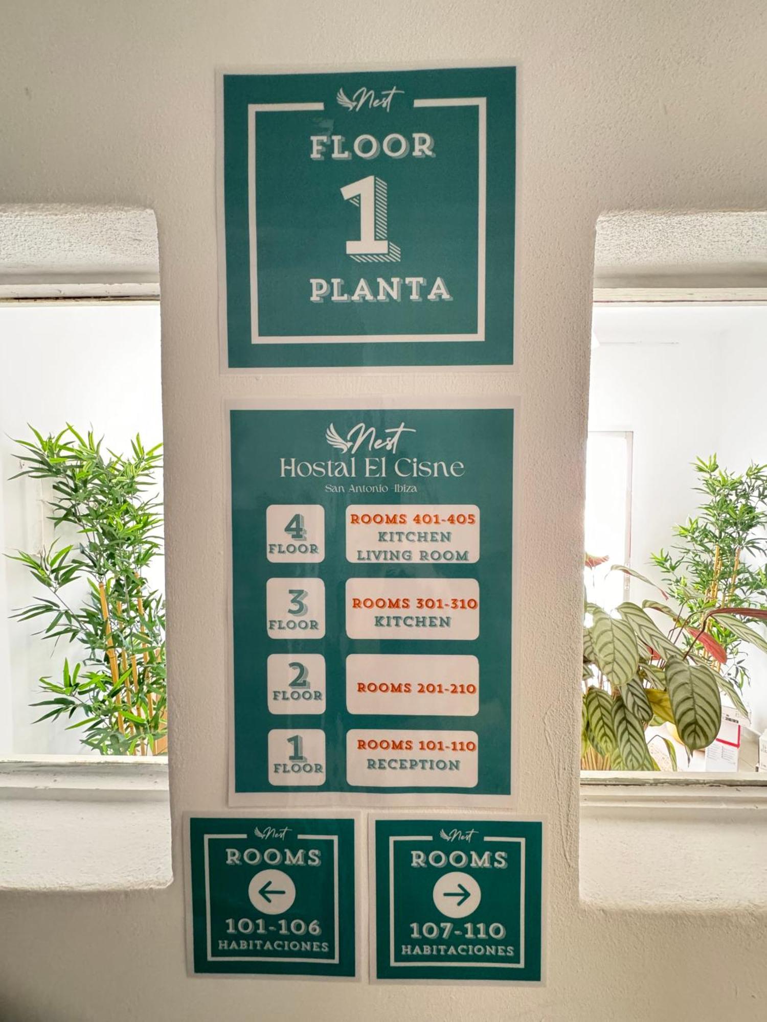 Hostal Cisne Hotel San Antonio  Bagian luar foto